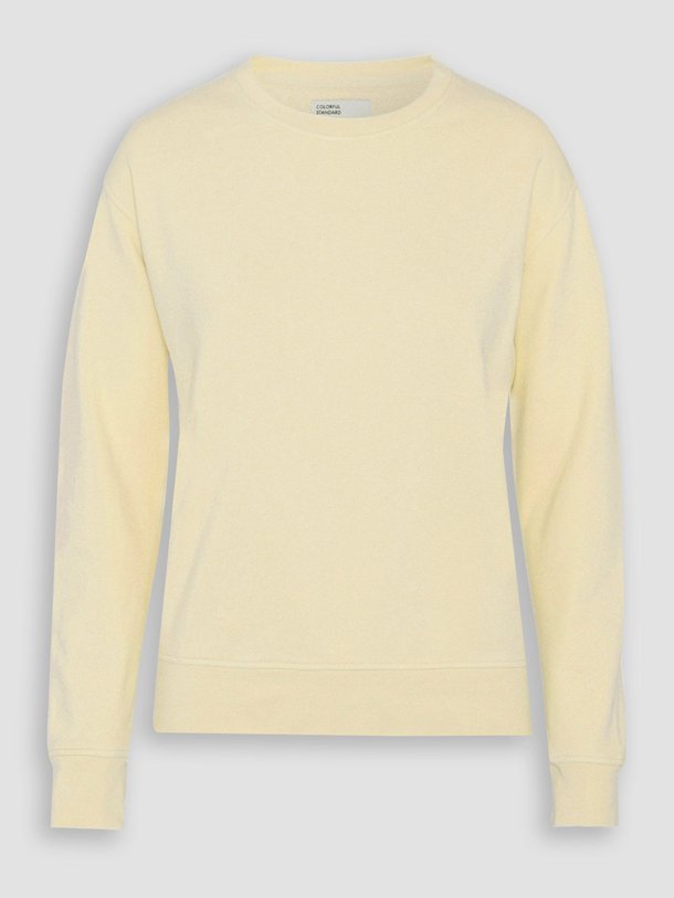 Ontdek de Organic cotton sweater van Colorful Standard in de kleur lichtgeel bij Orangebag. Op werkdagen voor 21:45 besteld, morgen in huis.