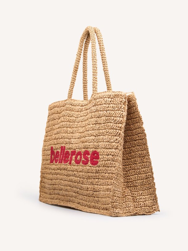 Ontdek de Itop gevlochten logo shopper van Bellerose in de kleur zand bij Orangebag. Op werkdagen voor 21:45 besteld, morgen in huis.