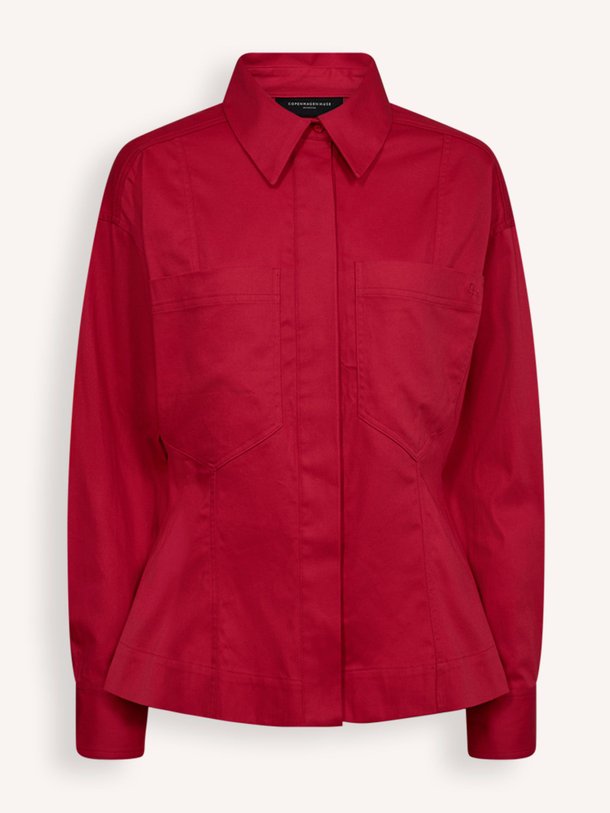 Ontdek de Carmen katoenen blouse van Copenhagen Muse in de kleur rood bij Orangebag. Op werkdagen voor 21:45 besteld, morgen in huis.