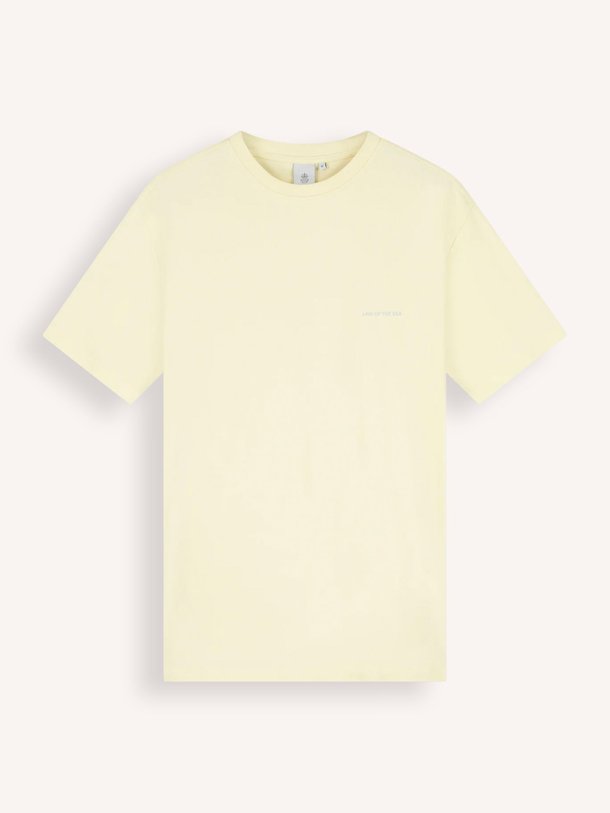 Ontdek de Alfresco katoenen T-shirt met print van Law of the Sea in de kleur Geel bij Orangebag. Op werkdagen voor 21:45 besteld, morgen in huis.