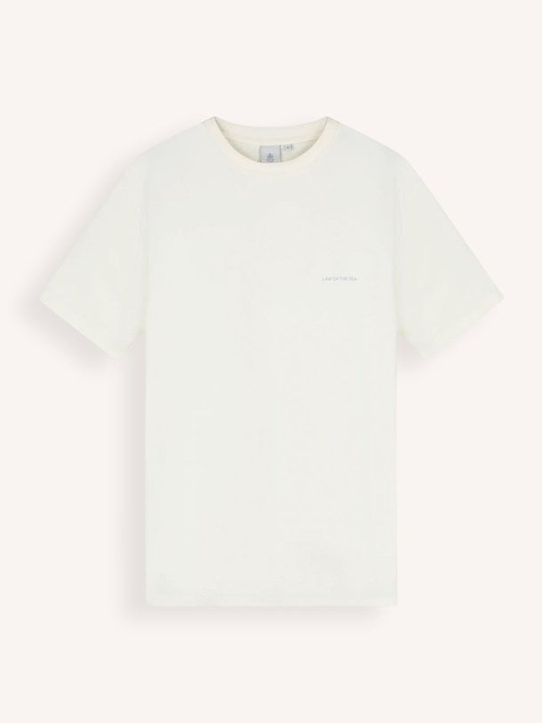 Ontdek de Alfresco katoenen T-shirt met print van Law of the Sea in de kleur Off-white bij Orangebag. Op werkdagen voor 21:45 besteld, morgen in huis.