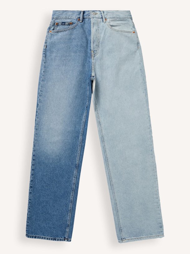 Ontdek de Ima high waist straight fit non-stretch jeans van Denham in de kleur blauw bij Orangebag. Op werkdagen voor 21:45 besteld, morgen in huis.