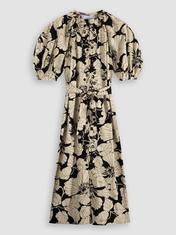 Ontdek de Inna katoenen jurk met print van Laurence Bras in de kleur zwart bij Orangebag. Op werkdagen voor 21:45 besteld, morgen in huis.