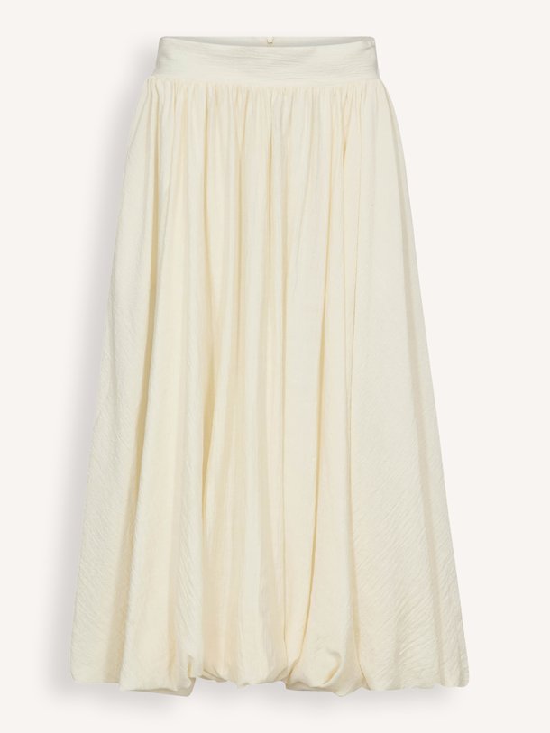 Ontdek de Aura viscosemix balloon rok van Co'Couture in de kleur Off-white bij Orangebag. Op werkdagen voor 21:45 besteld, morgen in huis.