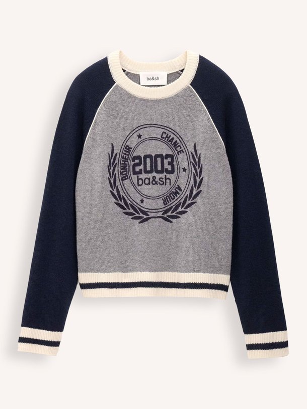 Ontdek de Collette cashmere trui van ba&sh in de kleur Donkerblauw bij Orangebag. Op werkdagen voor 21:45 besteld, morgen in huis.