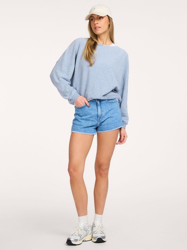 Ontdek de Joybird high waist short van American Vintage in de kleur Blauw bij Orangebag. Op werkdagen voor 21:45 besteld, morgen in huis.