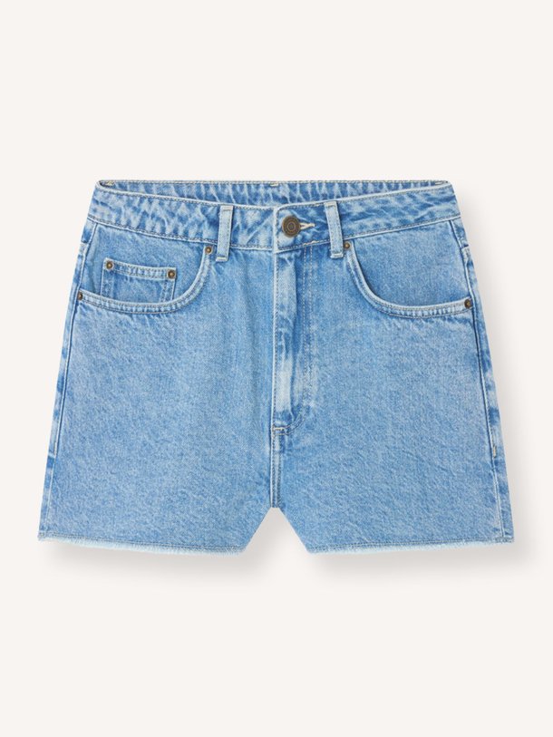 Ontdek de Joybird high waist short van American Vintage in de kleur Blauw bij Orangebag. Op werkdagen voor 21:45 besteld, morgen in huis.