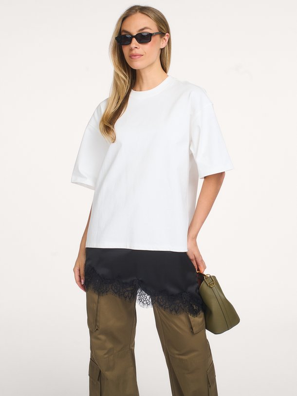 Ontdek de Loose Mix Lingerie Tee van Haute L'Amitié bij Orangebag. Op werkdagen voor 21:45 besteld, morgen in huis.