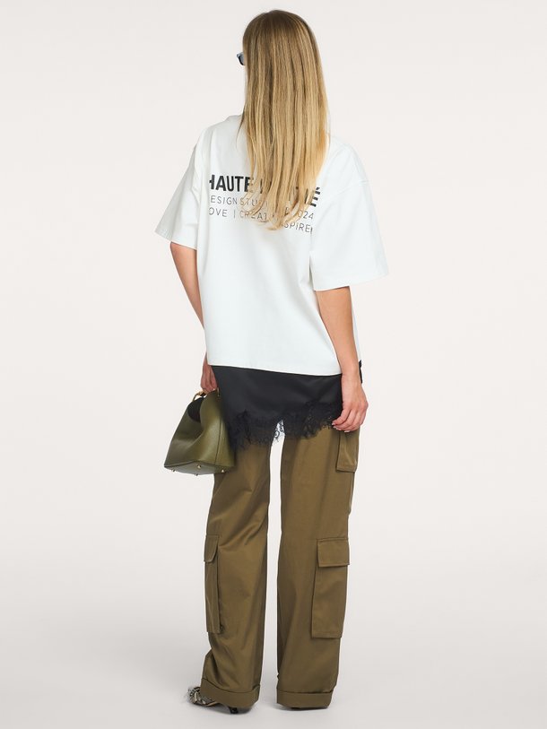 Ontdek de Loose Mix Lingerie Tee van Haute L'Amitié bij Orangebag. Op werkdagen voor 21:45 besteld, morgen in huis.