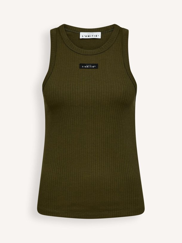 Haute L'Amitié Katoenmix tanktop - Army Ontdek de Katoenmix tanktop van Haute L'Amitié bij Orangebag. Op werkdagen voor 21:45 besteld, morgen in huis.