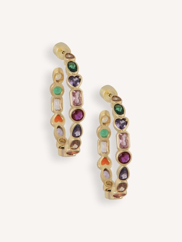 Ontdek de Vergulde oorbellen met strass van Ellen Beekmans in de kleur Goudkleur bij Orangebag. Op werkdagen voor 21:45 besteld, morgen in huis.