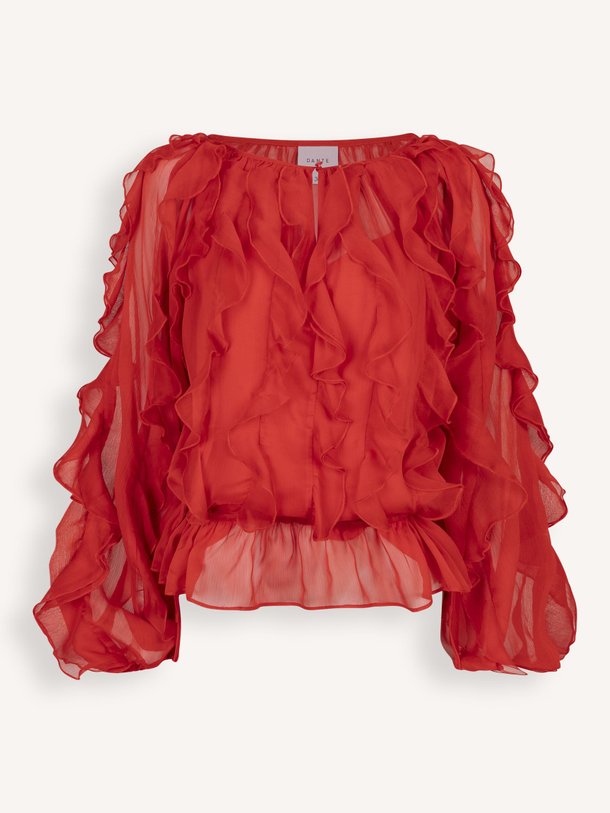 Ontdek de Sinner geweven boho top van Dante 6 in de kleur rood bij Orangebag. Op werkdagen voor 21:45 besteld, morgen in huis.