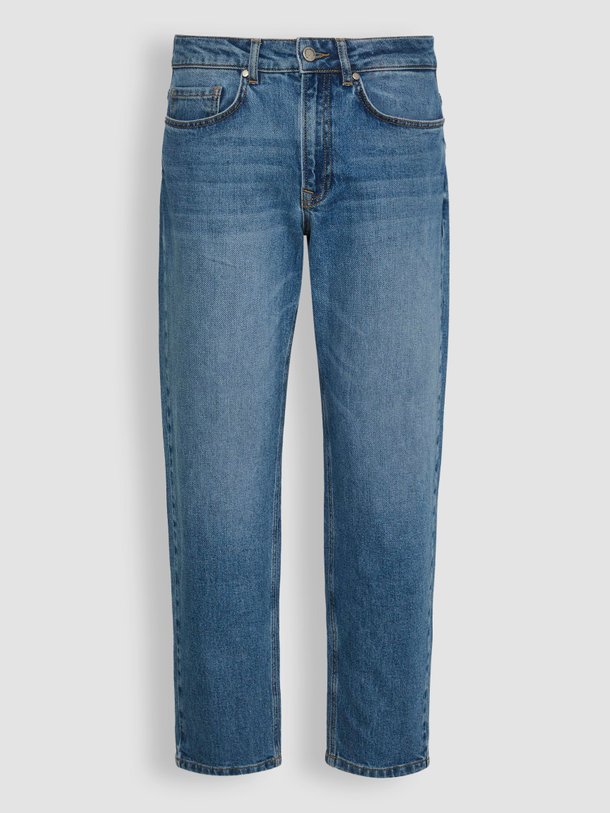 Ontdek de The mommy high waist straight fit stretch jeans van My Essential Wardrobe in de kleur blauw bij Orangebag. Op werkdagen voor 21:45 besteld, morgen in huis.