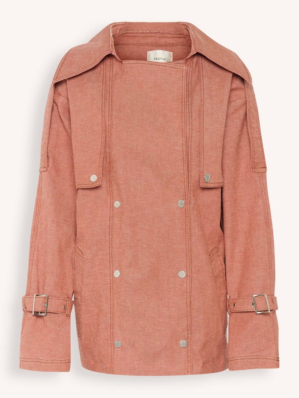 Ontdek de Opa katoenmix trenchcoat van Gestuz in de kleur rood bij Orangebag. Op werkdagen voor 21:45 besteld, morgen in huis.