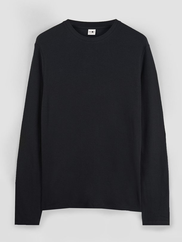 Ontdek de Clive modalmix longsleeve met structuur van NN.07 in de kleur donkerblauw bij Orangebag. Op werkdagen voor 21:45 besteld, morgen in huis.