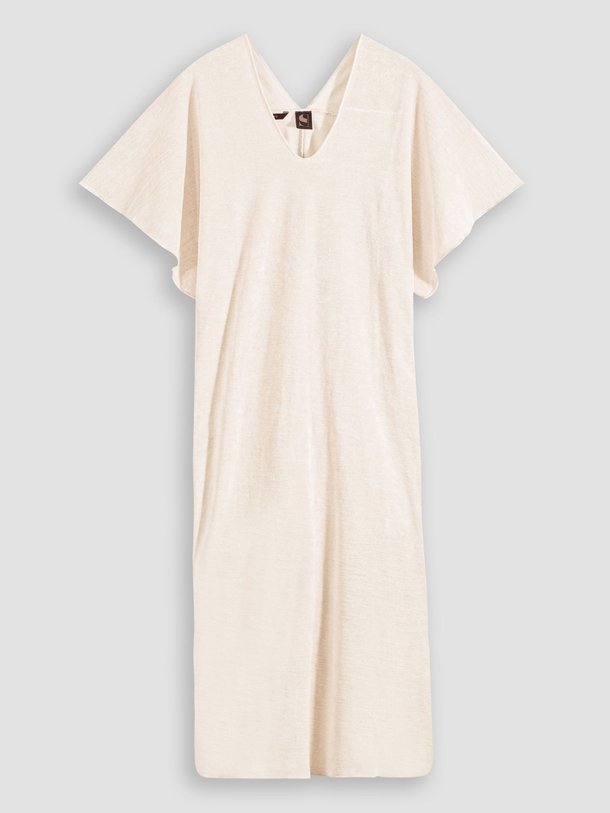 Speezys Kaftan - Katoenen Badstof Maxi Jurk - Ecru Ontdek de Kaftan katoenen badstof maxi jurk van Speezys in de kleur ecru bij Orangebag. Op werkdagen voor 21:45 besteld, morgen in huis.