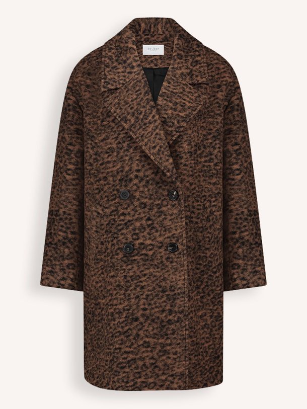 Ontdek de Dore wolmix leopard mantel van By-Bar in de kleur bruin bij Orangebag. Op werkdagen voor 21:45 besteld, morgen in huis.