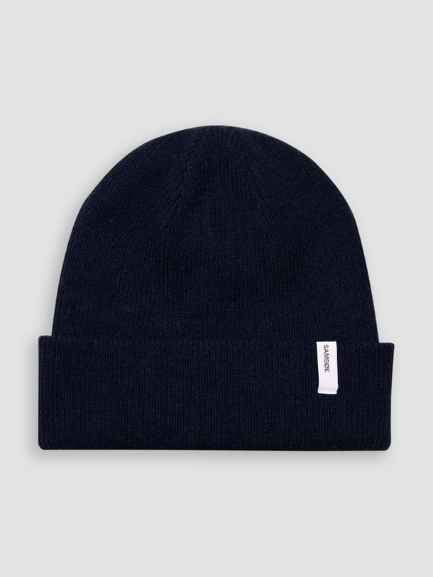 Ontdek de Wolmix beanie van Samsoe Samsoe in de kleur donkerblauw bij Orangebag. Op werkdagen voor 21:45 besteld, morgen in huis.