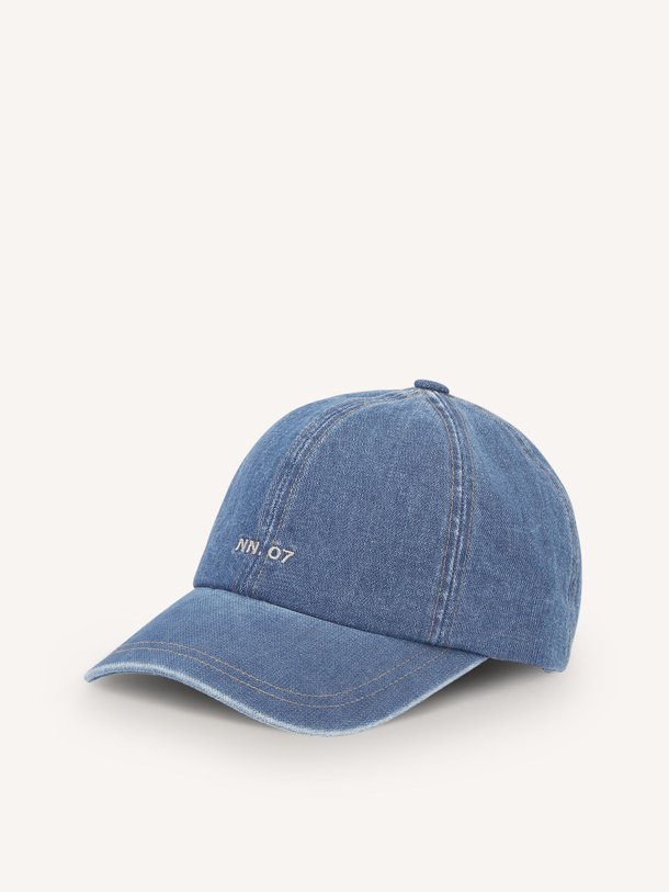 Ontdek de Denim pet van NN.07 in de kleur Blauw bij Orangebag. Op werkdagen voor 21:45 besteld, morgen in huis.