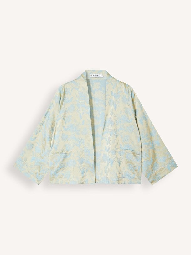 Ontdek de Flenn viscosemix jacquard kimono van Nathalie Vleeschouwer in de kleur Blauw bij Orangebag. Op werkdagen voor 21:45 besteld, morgen in huis.
