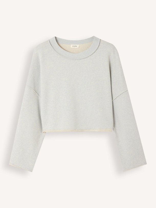 Ontdek de Dantown katoenen gemêleerde sweater van American Vintage in de kleur Blauwgrijs bij Orangebag. Op werkdagen voor 21:45 besteld, morgen in huis.