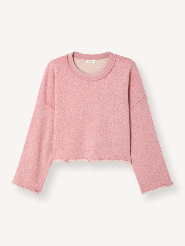 Ontdek de Dantown katoenen gemêleerde sweater van American Vintage in de kleur Rood bij Orangebag. Op werkdagen voor 21:45 besteld, morgen in huis.