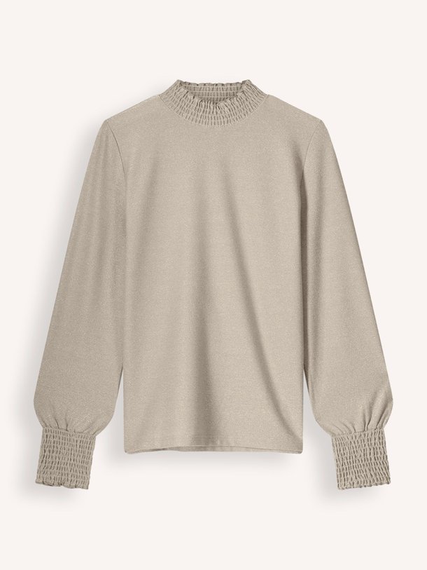 Ontdek de Viscosemix lurex top van Summum in de kleur beige bij Orangebag. Op werkdagen voor 21:45 besteld, morgen in huis.