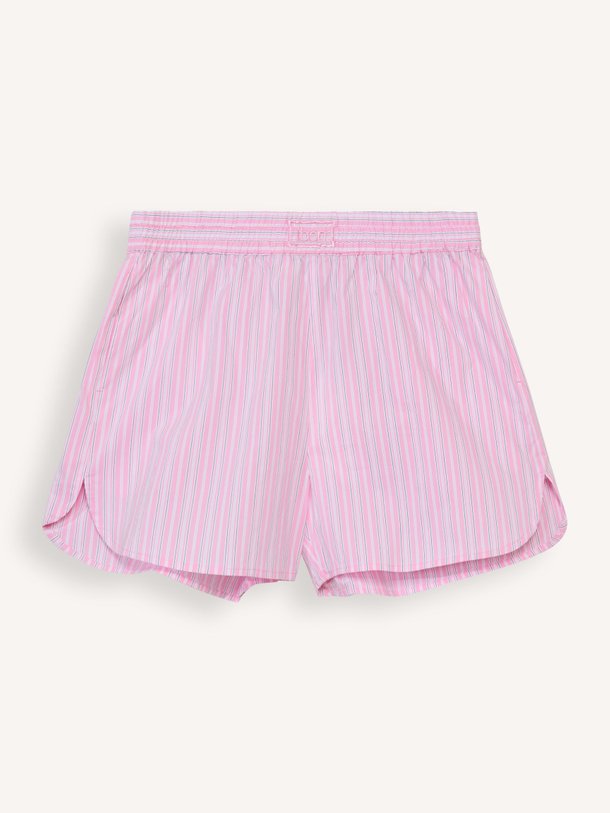 Ontdek de Atari katoenmix gestreepte short van Iben in de kleur roze bij Orangebag. Op werkdagen voor 21:45 besteld, morgen in huis.