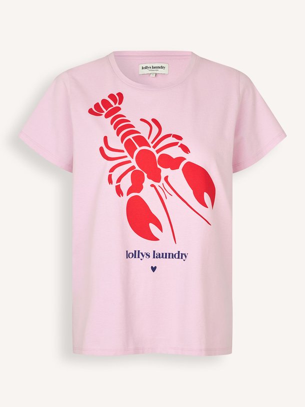 Ontdek de Roma katoenen T-shirt met print van Lollys Laundry in de kleur Roze bij Orangebag. Op werkdagen voor 21:45 besteld, morgen in huis.