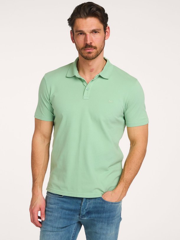 Ontdek de Lupo katoenmix piqué polo van Denham in de kleur Groen bij Orangebag. Op werkdagen voor 21:45 besteld, morgen in huis.