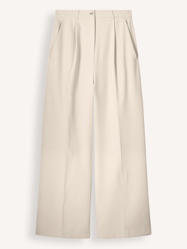 Ontdek de Viscosemix wide leg pantalon van Summum in de kleur beige bij Orangebag. Op werkdagen voor 21:45 besteld, morgen in huis.