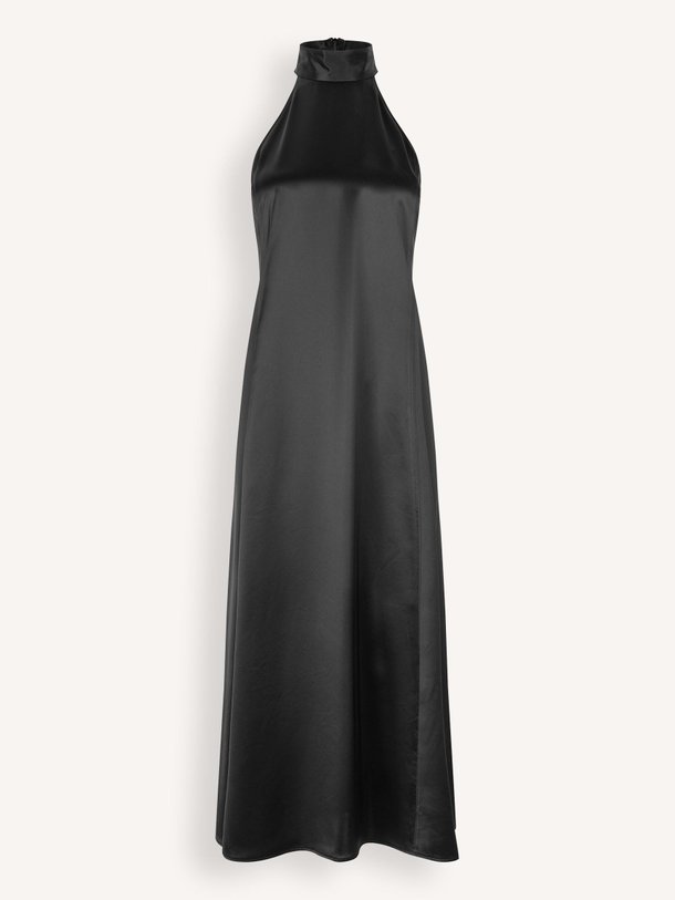 Ontdek de Sanettle geweven satijnen halterjurk van Samsoe Samsoe in de kleur zwart bij Orangebag. Op werkdagen voor 21:45 besteld, morgen in huis.