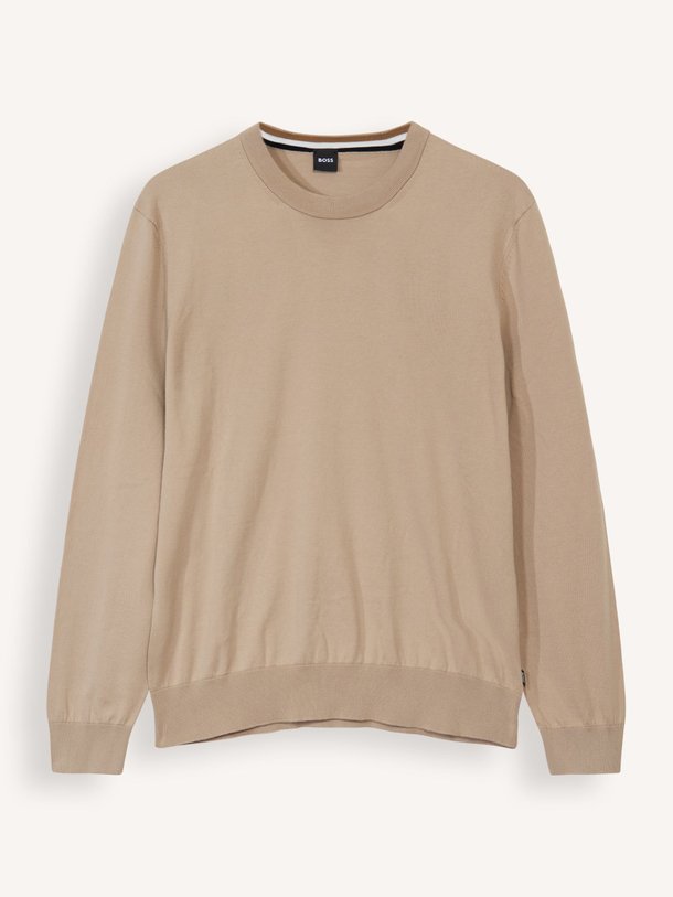 Ontdek de Ebello-P katoenen trui van Boss in de kleur beige bij Orangebag. Op werkdagen voor 21:45 besteld, morgen in huis.