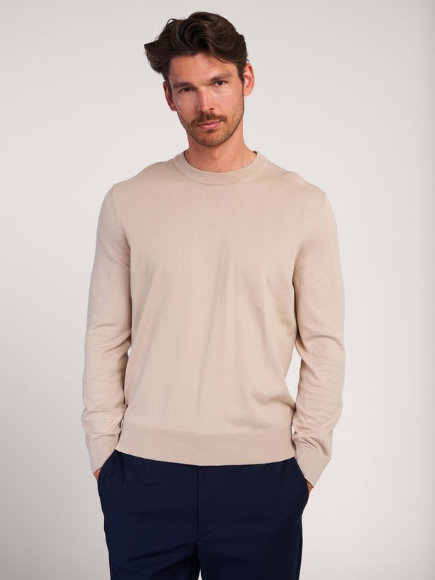 Ontdek de Ebello-P katoenen trui van Boss in de kleur beige bij Orangebag. Op werkdagen voor 21:45 besteld, morgen in huis.