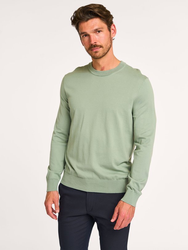 Ontdek de Ebello katoenen sweater van Boss in de kleur lichtgroen bij Orangebag. Op werkdagen voor 21:45 besteld, morgen in huis.