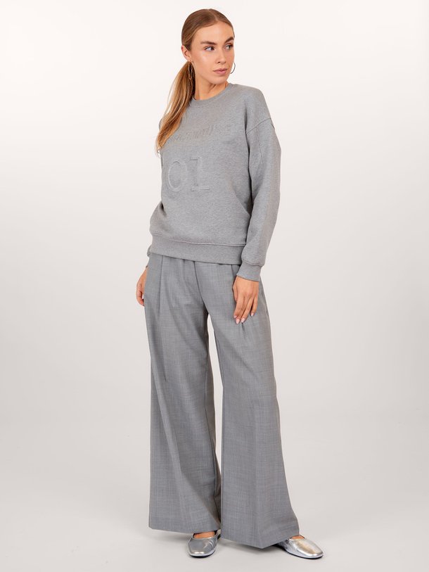 Ontdek de Katoenen gemêleerde logo sweater van Semicouture in de kleur grijs bij Orangebag. Op werkdagen voor 21:45 besteld, morgen in huis.