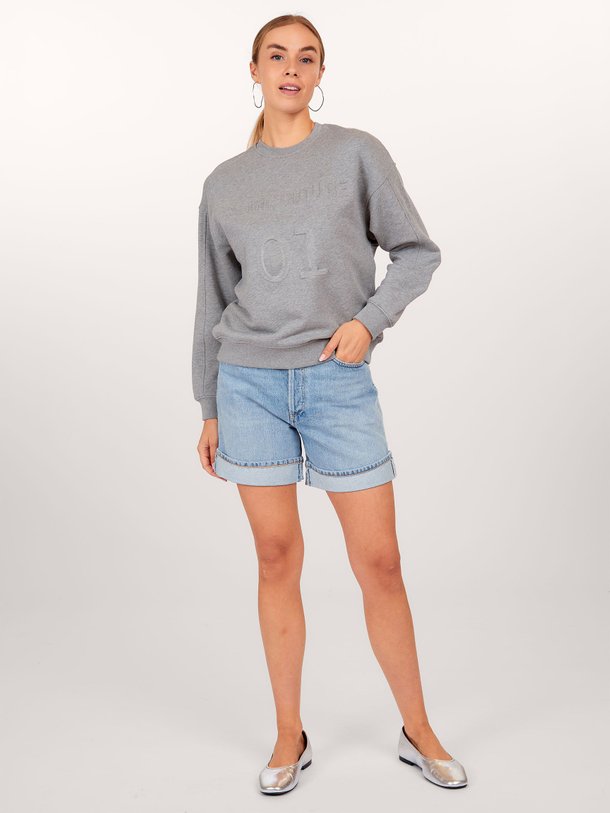 Ontdek de Katoenen gemêleerde logo sweater van Semicouture in de kleur grijs bij Orangebag. Op werkdagen voor 21:45 besteld, morgen in huis.