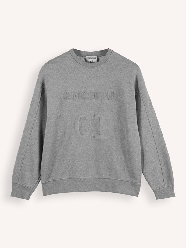 Ontdek de Katoenen gemêleerde logo sweater van Semicouture in de kleur grijs bij Orangebag. Op werkdagen voor 21:45 besteld, morgen in huis.