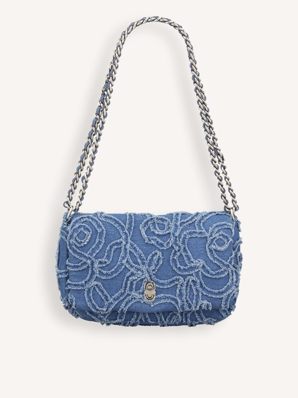 Ontdek de Flowa denim crossbody tas van Becksondergaard in de kleur Blauw bij Orangebag. Op werkdagen voor 21:45 besteld, morgen in huis.