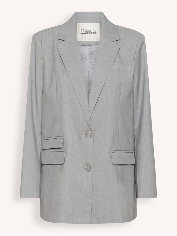 Ontdek de Hanna viscosemix blazer van My Essential Wardrobe in de kleur Grijs bij Orangebag. Op werkdagen voor 21:45 besteld, morgen in huis.