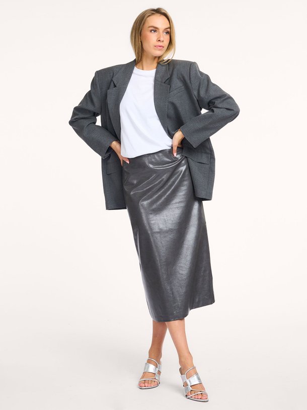 Ontdek de Ridge leatherlook rok van Modstrom in de kleur Antraciet bij Orangebag. Op werkdagen voor 21:45 besteld, morgen in huis.