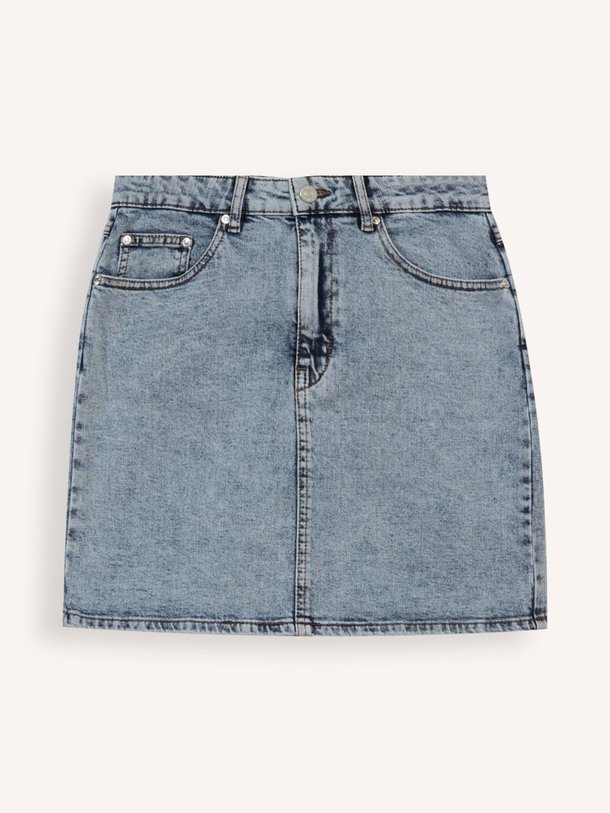 Ontdek de Tillia denim mini rok van Gestuz in de kleur lichtblauw bij Orangebag. Op werkdagen voor 21:45 besteld, morgen in huis.