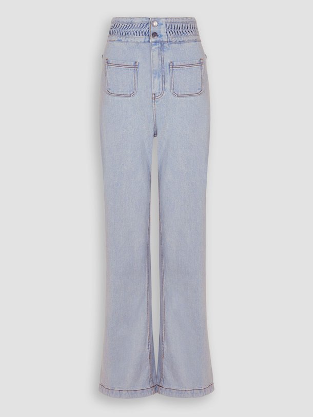 Ontdek de Birkin high waist wide leg jeans van Magali Pascal in de kleur lichtblauw bij Orangebag. Op werkdagen voor 21:45 besteld, morgen in huis.