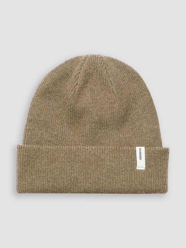 Ontdek de Wolmix beanie van Samsoe Samsoe in de kleur bruingrijs bij Orangebag. Op werkdagen voor 21:45 besteld, morgen in huis.