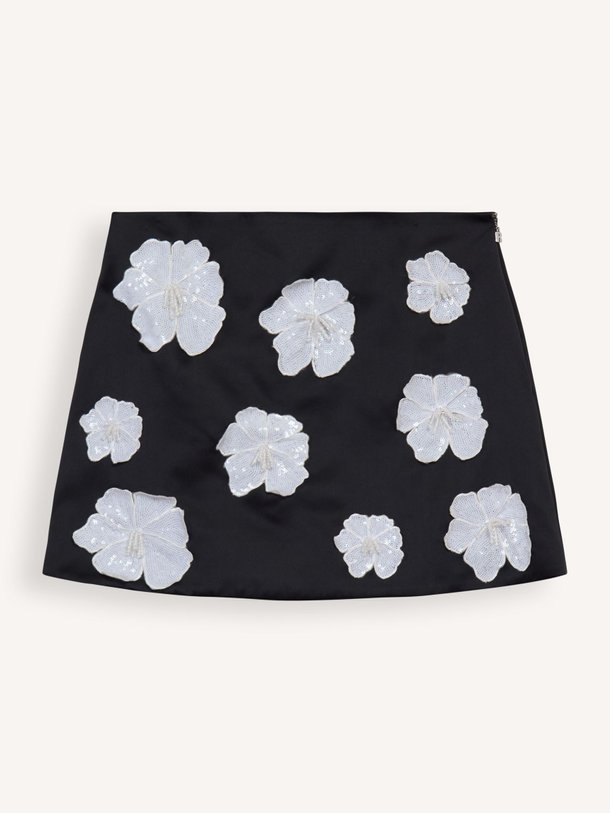 Rotate Birger Christensen Lala - Viscosemix Rok Met Borduursel - Zwart Ontdek de Lala viscosemix rok met borduursel van Rotate Birger Christensen in de kleur zwart bij Orangebag. Op werkdagen voor 21:45 besteld, morgen in huis.