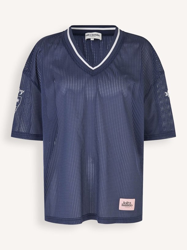 Ontdek de Kamilla geweven opengewerkte top van Lollys Laundry in de kleur Donkerblauw bij Orangebag. Op werkdagen voor 21:45 besteld, morgen in huis.