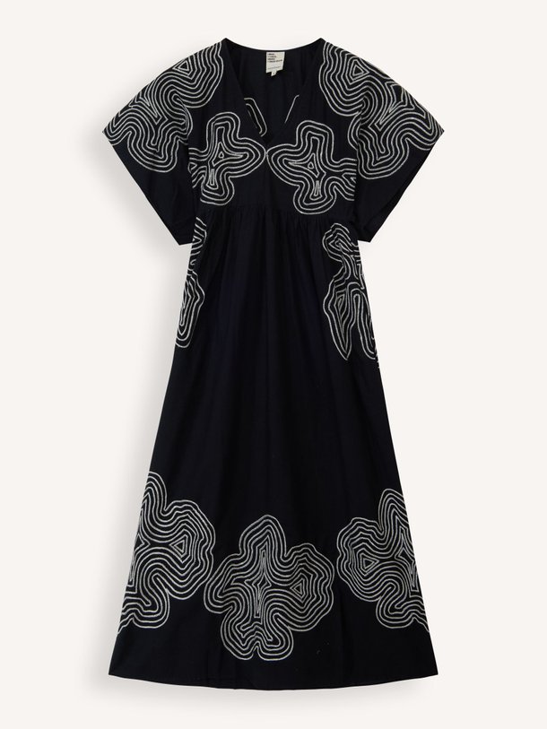 Ontdek de Alba katoenen maxi jurk met borduursel van Sacrécoeur in de kleur zwart bij Orangebag. Op werkdagen voor 21:45 besteld, morgen in huis.