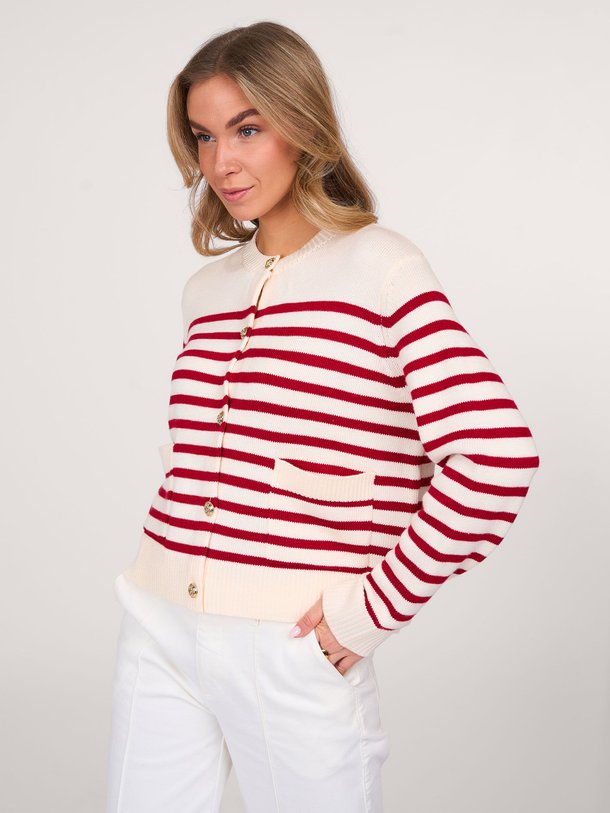 Ontdek de Elica wolmix gestreept vest van Sofie Schnoor in de kleur ecru bij Orangebag. Op werkdagen voor 21:45 besteld, morgen in huis.