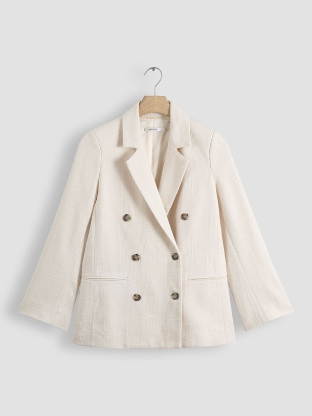 Ontdek de Sika katoenmix blazer van Graumann in de kleur off-white bij Orangebag. Op werkdagen voor 21:45 besteld, morgen in huis.