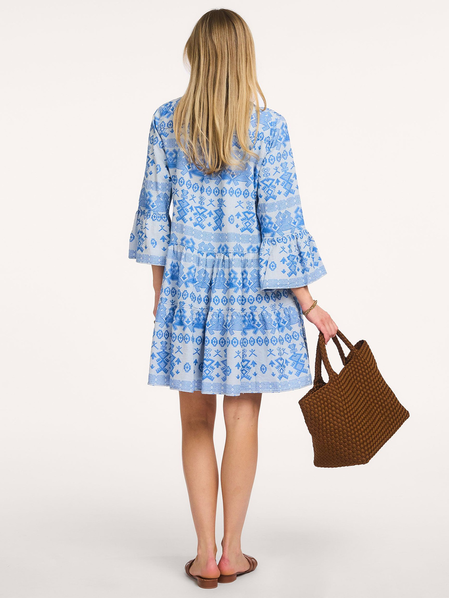 embroidered ella tunic dress Devotion Twins Embroidered Ella Tunic Dress